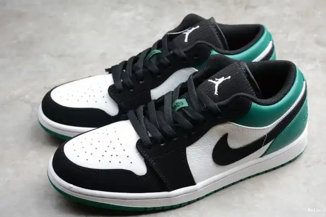Bmlin Air 1 Low Green 553558-113 Black Mystic White Jordan 0502